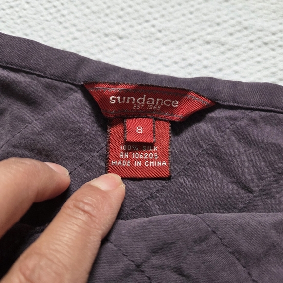 Sundance Pleated A-Line Skirt in Plum - Picture 4 of 5